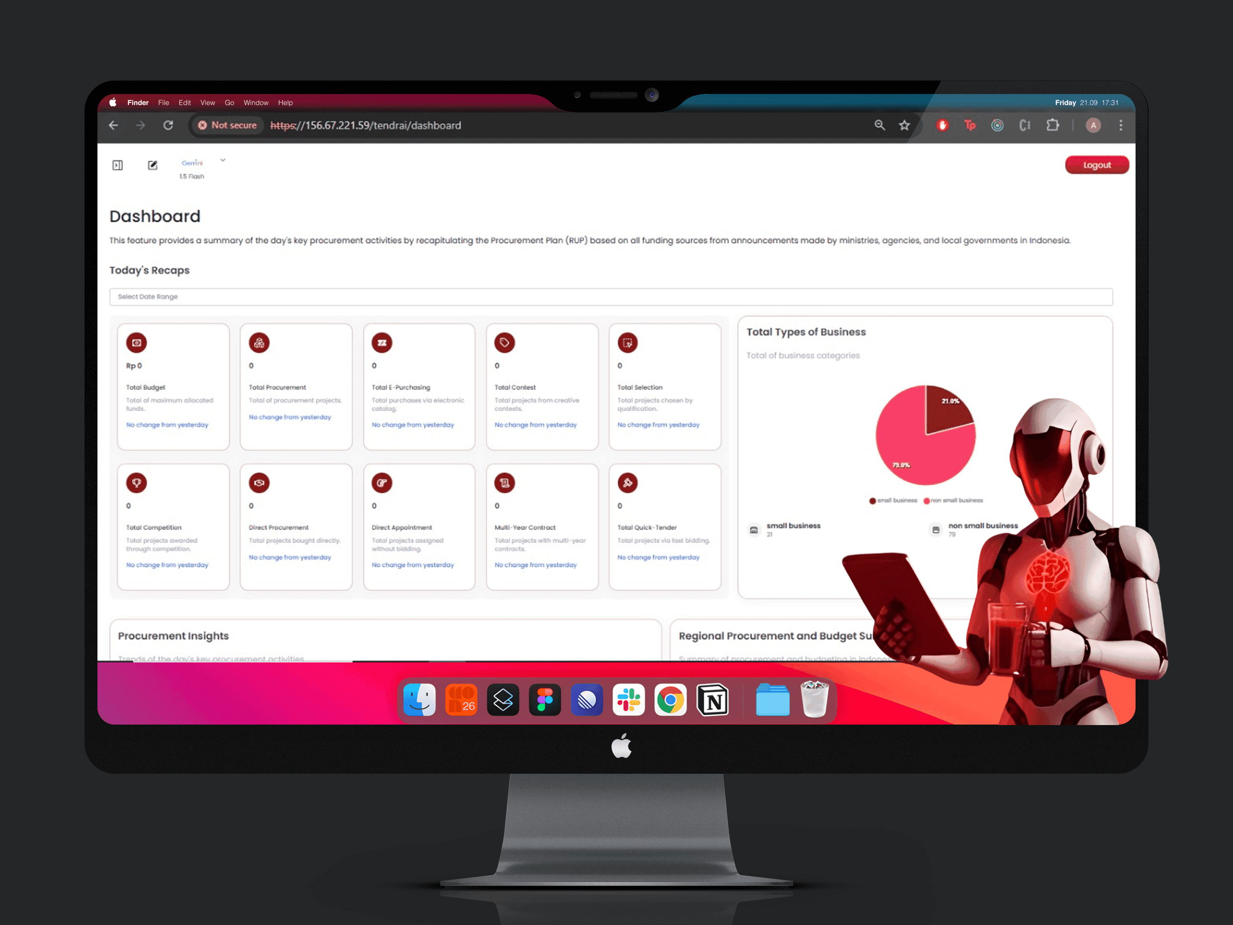 Logo Tendr.AI - Solusi AI dari Katalitik.ai